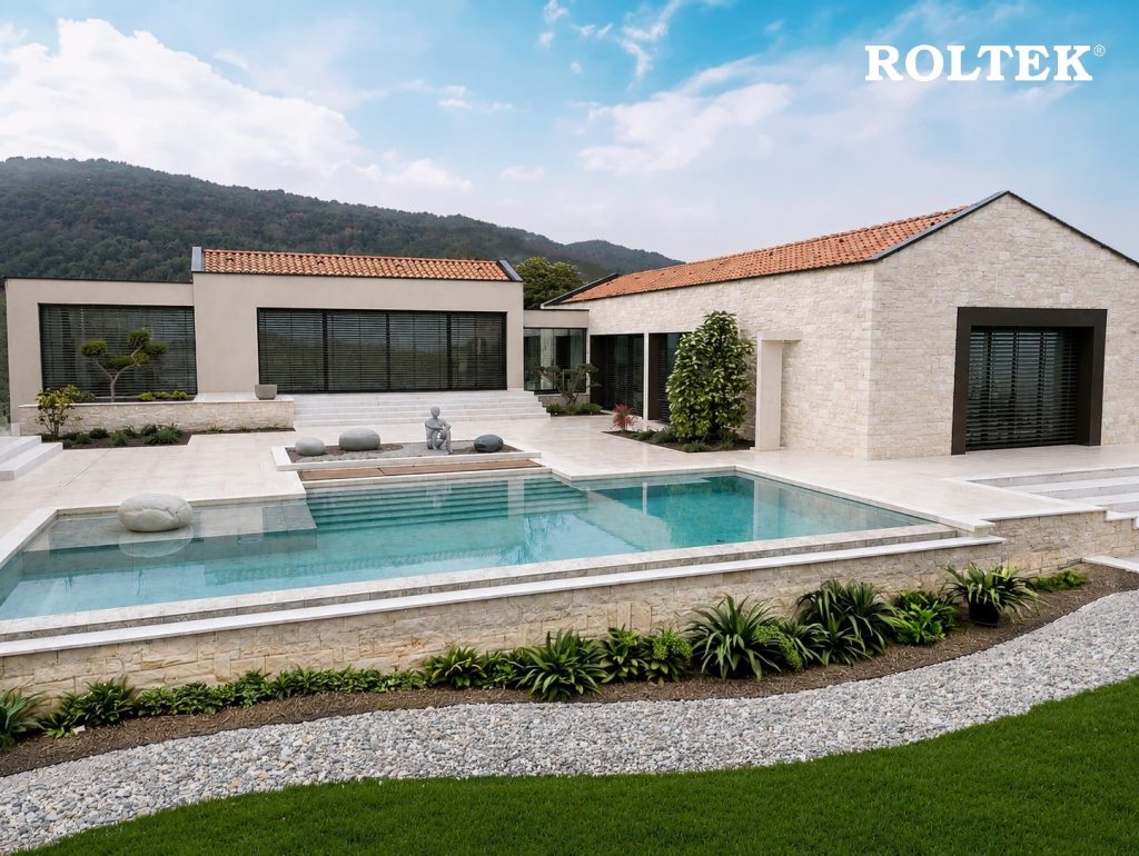 ROLTEK x AMBIENTI – Istrska vila z zunanjimi žaluzija HERO